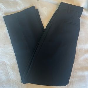 Black Aritzia Wide Leg Trousers